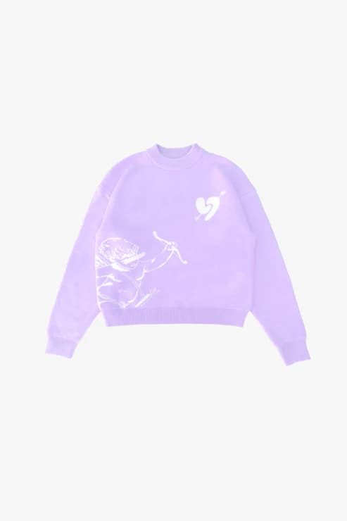 Amor Knit Sweater - Lavender
